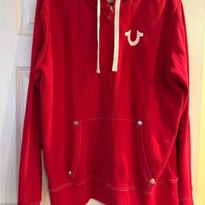 True Religion Red World Tour Sweatshirt